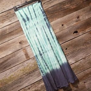 Tie Dye Maxi Skirt